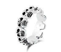 Skull Designed Surgical Steel Rings SKR-02